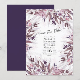 Country Art Blumenhochzeit einladen, Einladung