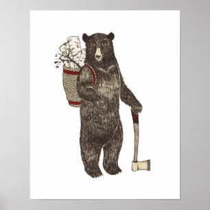 Country Bear Christmas Poster