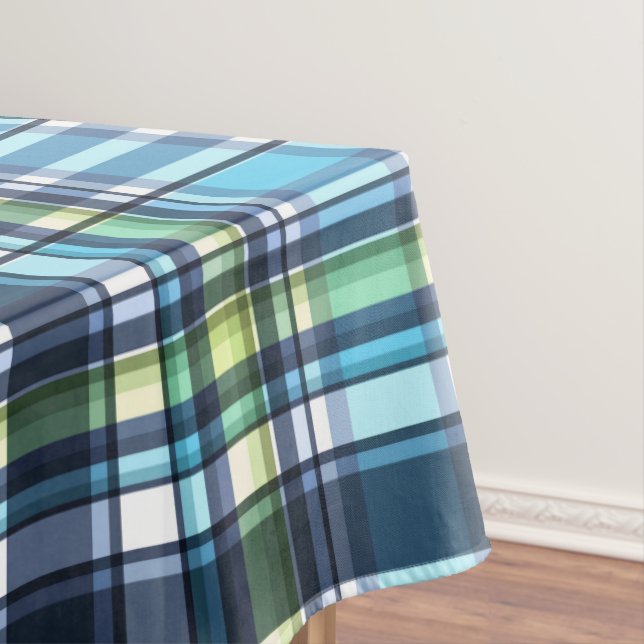 Country Blue Green Plates Tischdecke (Beispiel)
