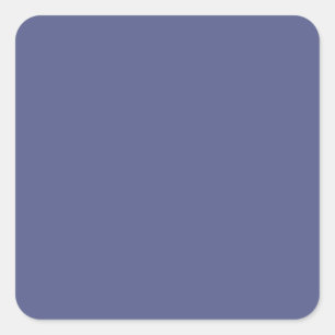 Country Blue Square Sticker