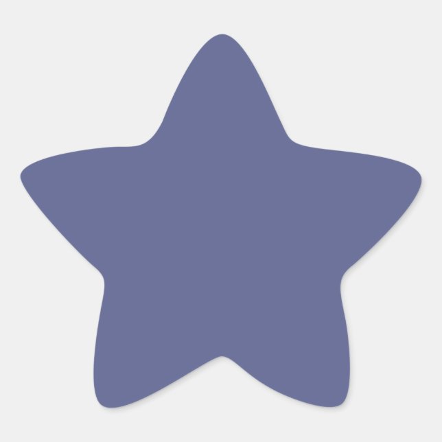 Country Blue Star-Aufkleber Stern-Aufkleber (Vorderseite)