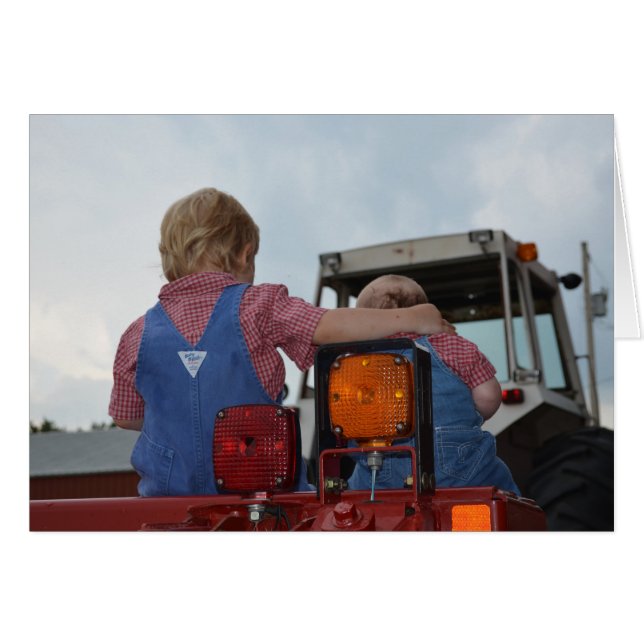 Country Boys mit ihrem Traktor (Vorderseite (Horizontal))