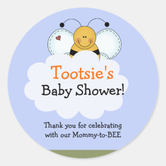 Country Bumble Bee Customized Gefälligkeitsaufkleb Runder Aufkleber