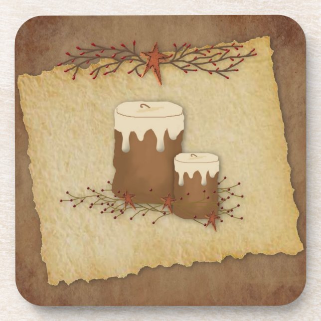 Country Candles Cork Untersetzer (Vorderseite)
