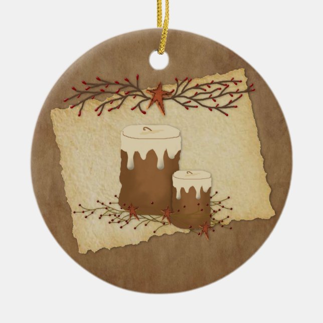 Country Candles Ornament (Vorne)