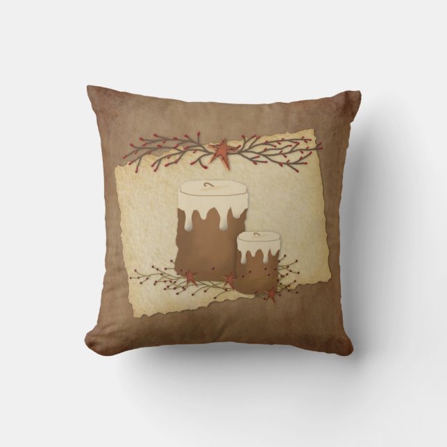 Country Candles Pillow Kissen (Vorderseite)