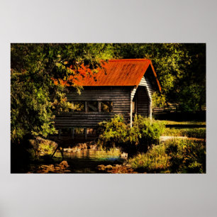 Country Charm - Poster - Covered Bridge