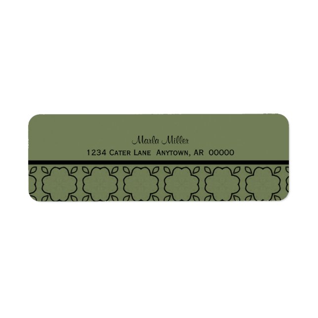 Country Charm Return Address Labels (Vorne)