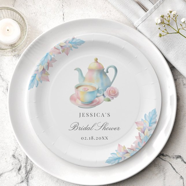 Country Chic Bridal Tee Party Brautparty Pappteller (Von Creator hochgeladen)