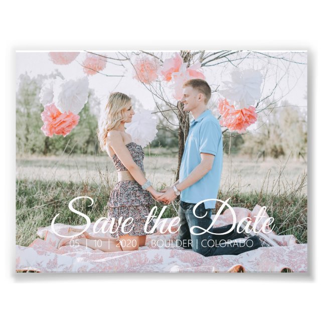 Country Chic | | Save the Date Foto drucken (Vorne)