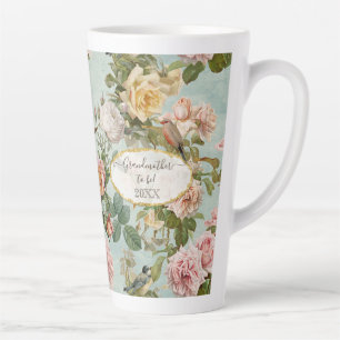 Country Chor Floral Blush Aqua Muster Großmutter Milchtasse