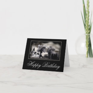Country Church Christlich Happy Birthday Card Karte
