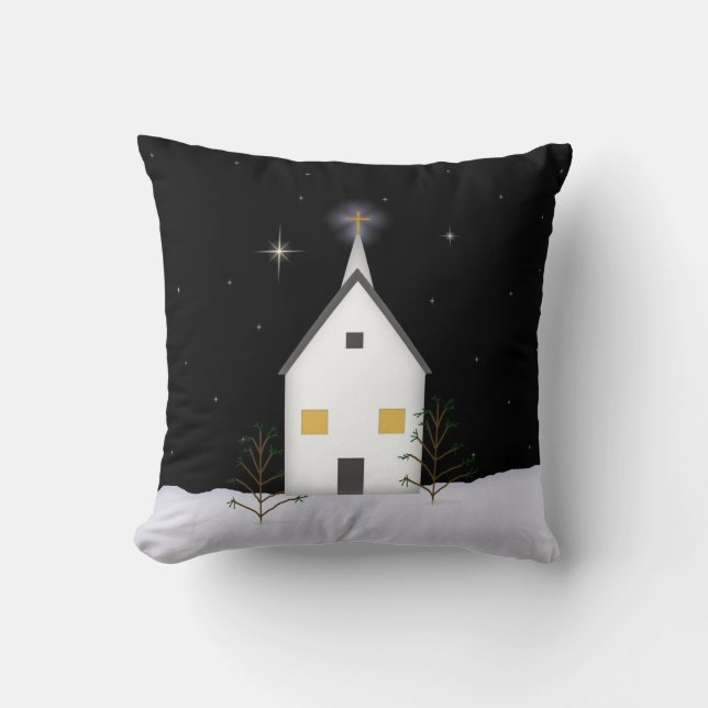 Country Church Pillow Kissen (Vorderseite)