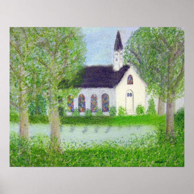 Country Church Poster (Vorne)