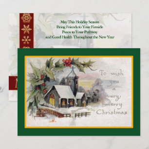 Country Church Vintag Gepasste Weihnachten