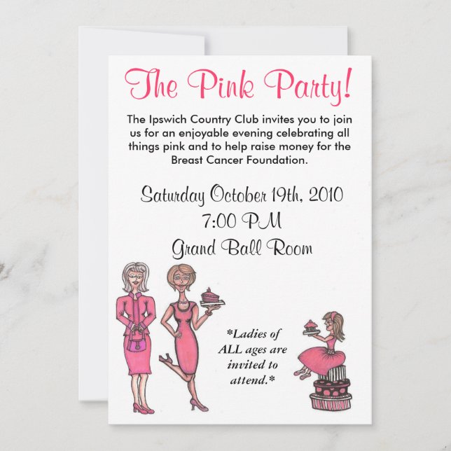 Country Club Einladung (Vorderseite)