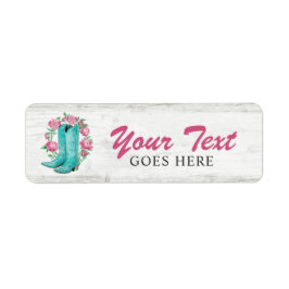 Country Cowgirl Stiefel & Shabby Rose Rustikales H