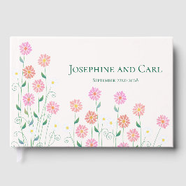 Country Daisies Simple Niedlich Wedding Gästebuch