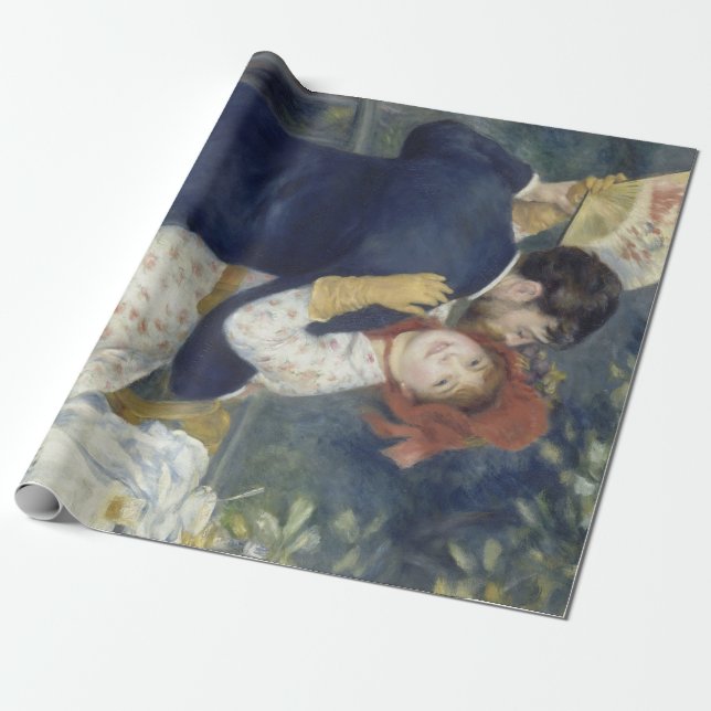Country Dance - Renoir Impressionist Malerei Geschenkpapier (Ungerollt)