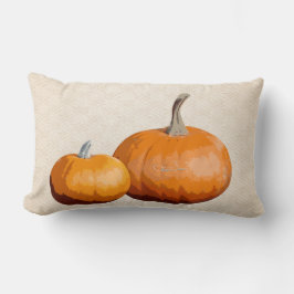 Country Elegant Harvest Pumpkins Imitate texturier Lendenkissen