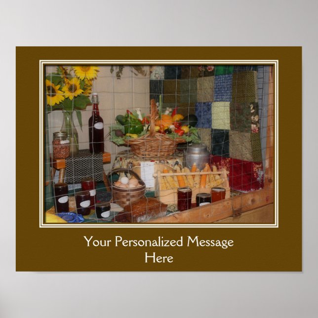 Country Fair Produce Prize Personalisiert Poster (Vorne)