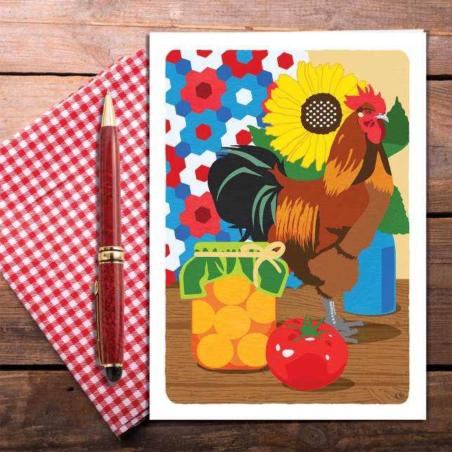 Country Fair Still Life Blank Card Karte (Von Creator hochgeladen)