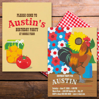 Country Fair Still Life Einladung