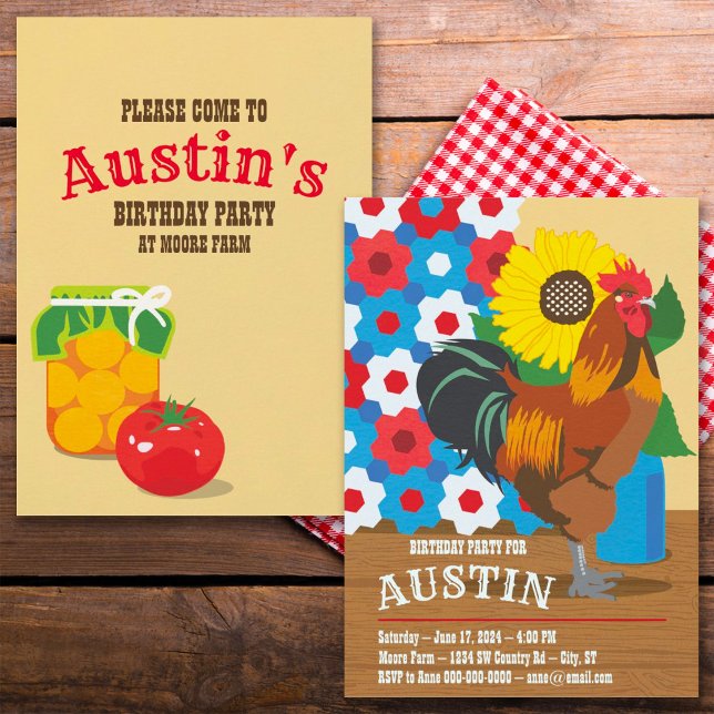 Country Fair Still Life Einladung (Von Creator hochgeladen)