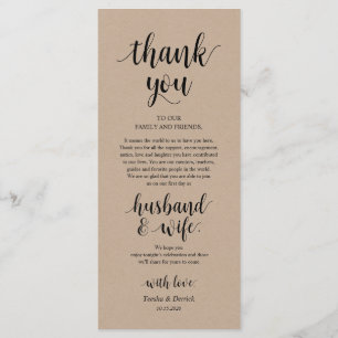 Country Farm Kraft, Place Setting Merci Cartes