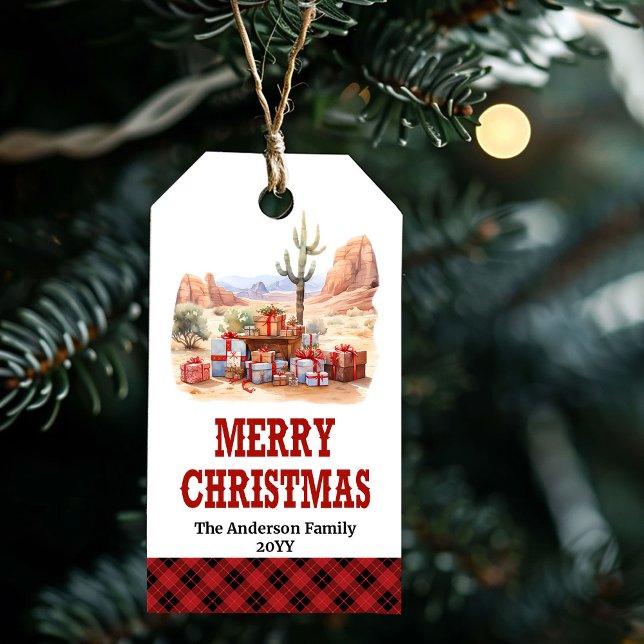 Country farmhouse Christmas tag editable custom Geschenkanhänger (Country farmhouse Christmas tag editable custom)