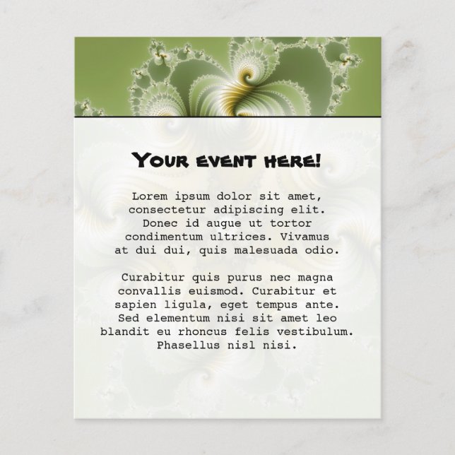 Country Fayre - Fraktal Art Flyer (Vorne)