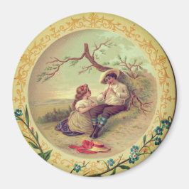 Country Flute Player Magnet