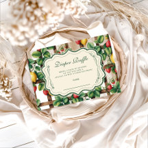 Country Fruit Garden Diapper Raffle