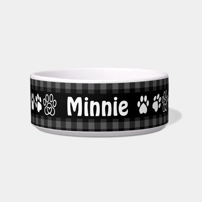 Country Gingham Pet Bowl Napf (Vorderseite)