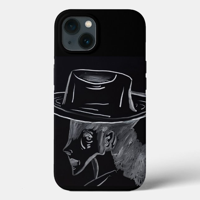 Country Girl Contemplating IPhone Case (Rückseite)