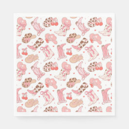 Country Girl Cowboy Boots n’ Hats Serviette