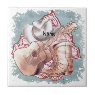 Country Gitarre Fliese
