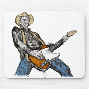Country Gitarre Mousepad