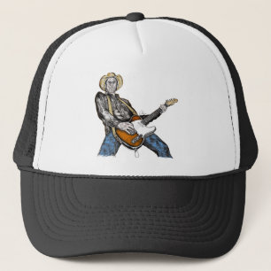 Country Gitarre Truckerkappe