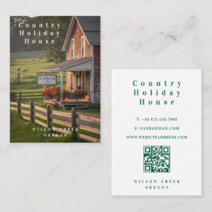 Country Guest House Business Card Visitenkarte