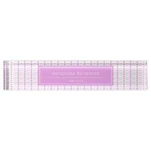 Country Heart Strip Muster Personalisiert Namensplakette