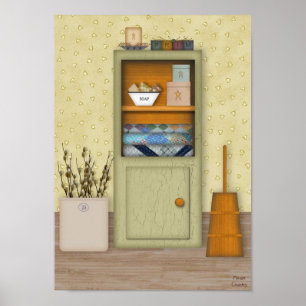 Country Hutch Poster
