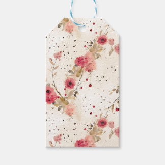 Country Hütte Blumengeschenk Tag Geschenkanhänger