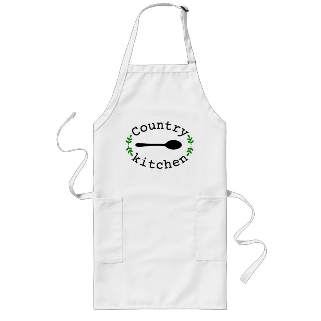 Country Kitchen Zuhause Cook Geschenk Lange Schürze (Vorne)