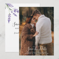 Country Lavendel Save the Date