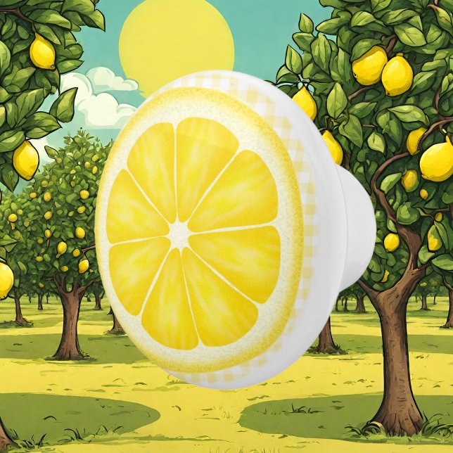 Country Lemon Keramik Keramikknauf (Von Creator hochgeladen)