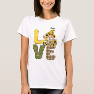 "Country LIEBE" mit Gnomen und Sonnenblumen T-Shirt