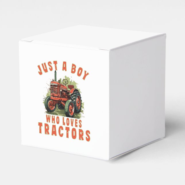 Country Life Boy, der Traktoren Liebe Geschenkschachtel (Vorderseite)