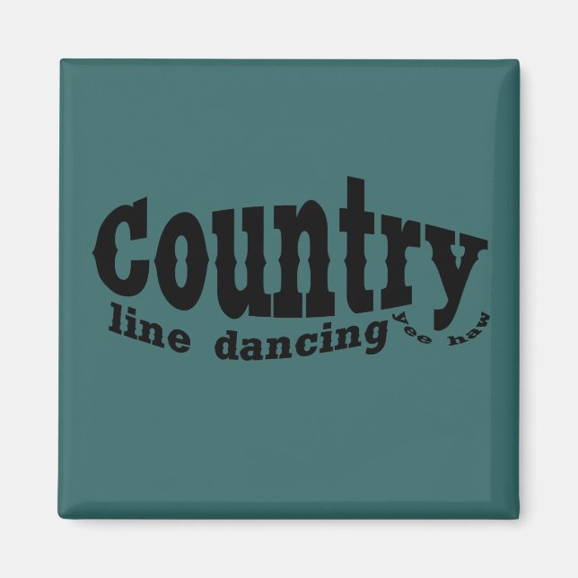Country Line Tanz Magnet (Vorne)