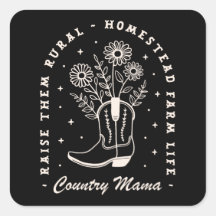Country Mama erzieht ländliche lustige